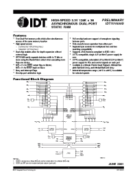 Datasheet IDT70V659S12DR производства IDT